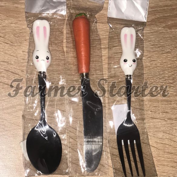 Bunny Cutlery Set for Children 