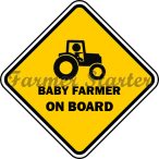 Baby Farmer on board - autós matrica
