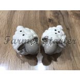 Lamb Pepper and Salt Shaker set with Napkin Holder
