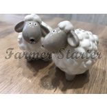 Lamb Pepper and Salt Shaker set with Napkin Holder