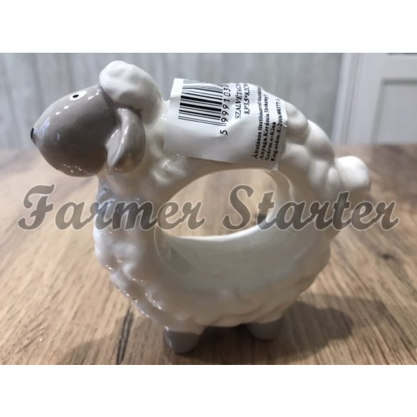 Lamb Pepper and Salt Shaker set with Napkin Holder