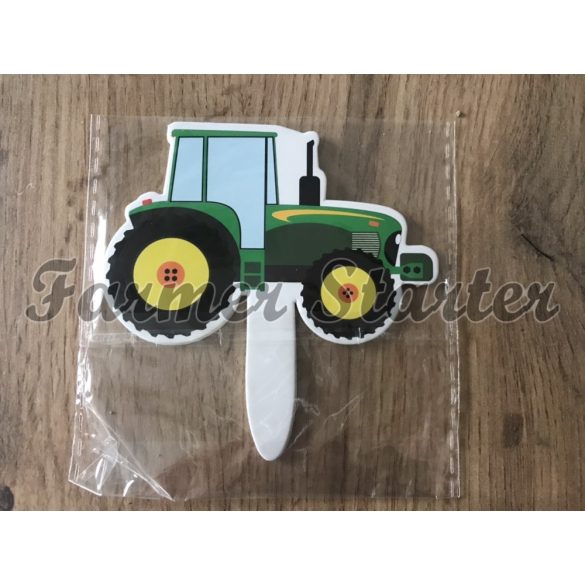 Tractor Cake Ornament Made of Paper 