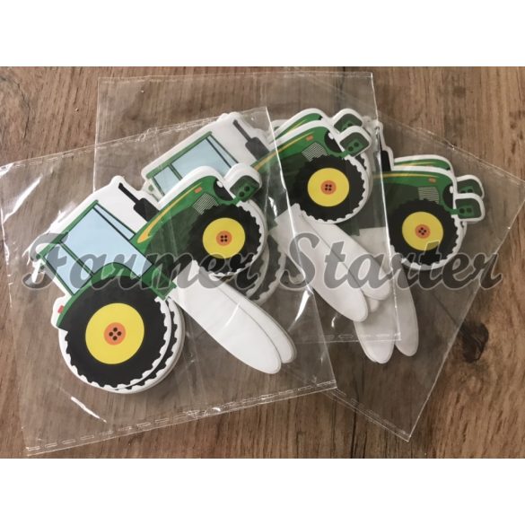 Tractor Cake Ornament Made of Paper 