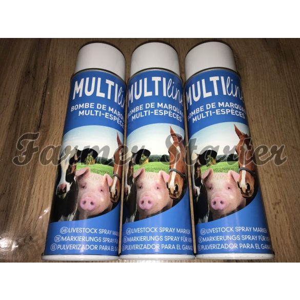 Blue marking spray MULTI-LINE - 500 ml