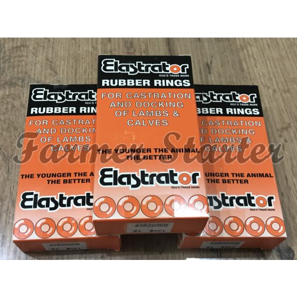 Elastrator rubber rings - box of 100