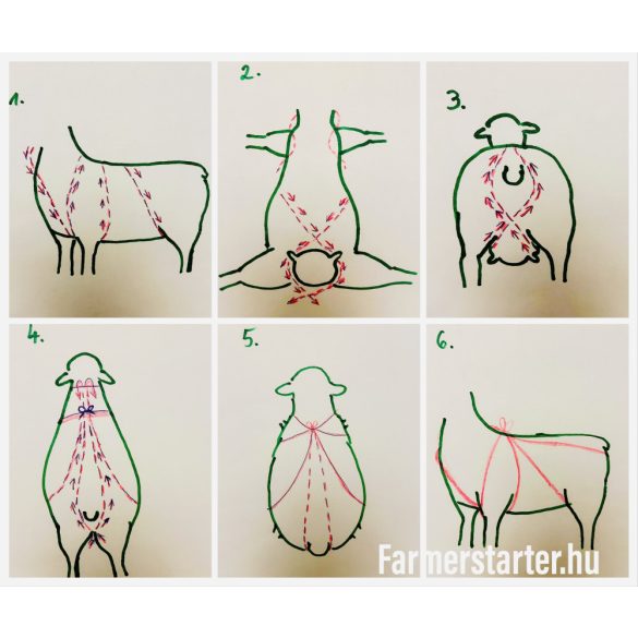 Juh, kecske hüvely, méh előesés gátló - 1 db