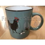 Tyúkos bögre 3 dl - / BARNA / ACÉLKÉK