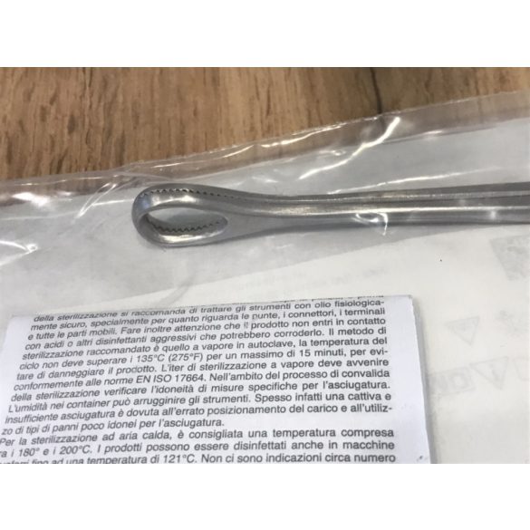 Méhtabletta behelyező - rozsdamentes kendőfogó műszer