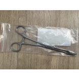 Méhtabletta behelyező - rozsdamentes kendőfogó műszer