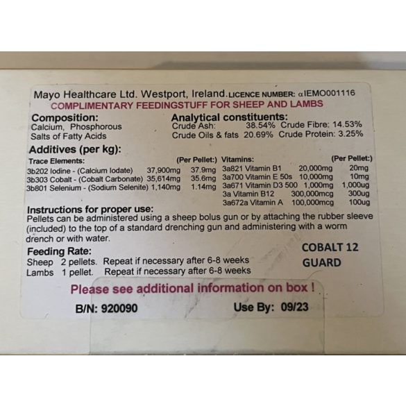 Szelén, nyomelemek & vitamin bólusz Turbo Lamb