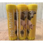Animal marking stick / pen – yellow