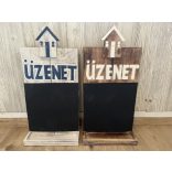 Üzenő tábla zsebkendő, vagy kulcs tartóval