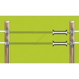 Komplett villanypásztor rugós kapukészlet