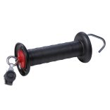 Villanypásztor kapufogó, vezetékcsatlakozóval, fekete, 44948