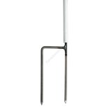 Oszlop hálóhoz 120cm/15mm fehér 2 tüskés