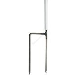 Oszlop hálóhoz 105cm/13mm fehér 2 tüskés