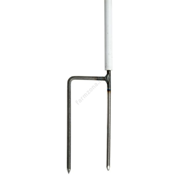 Oszlop hálóhoz 105cm/13mm fehér 2 tüskés