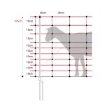 Juhháló TURBOMAX Extra 105cm/50m 2 tüskés