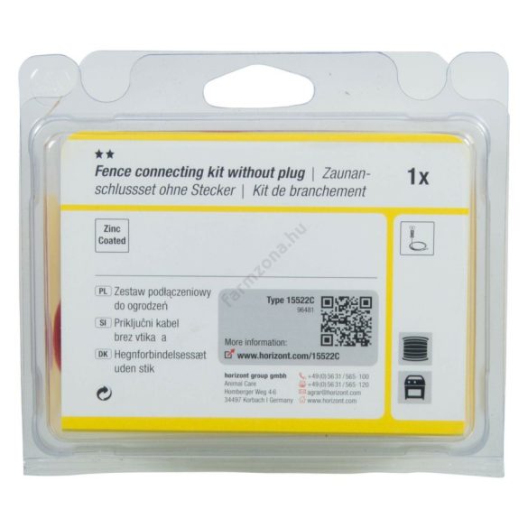 Csatlakozó kábel készlet készülék-kerítés-földelés WZ