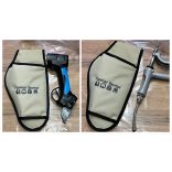 Belt with drenchgun holsters