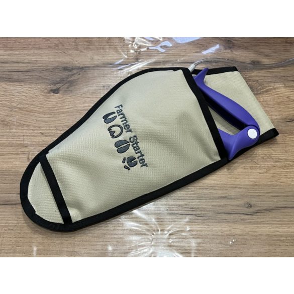 Belt with drenchgun holsters