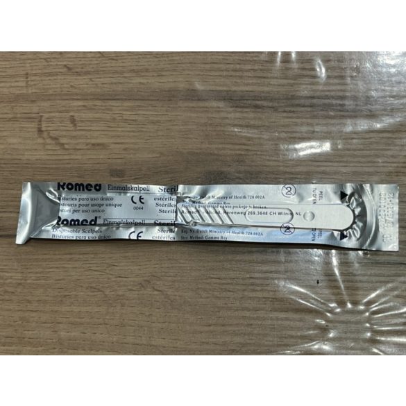 Szikepenge műanyag nyéllel – steril