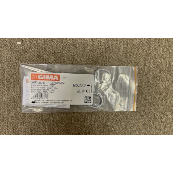 Érfogó egyenes – 14 cm