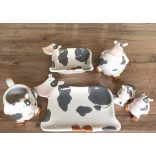 Boci, tehén mintás reggeliző készlet