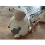 Boci, tehén mintás reggeliző készlet