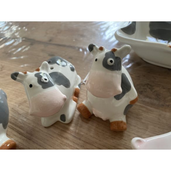 Boci, tehén mintás reggeliző készlet