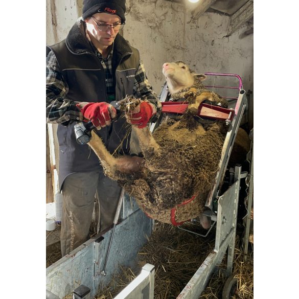 Kifordítható kaloda körmöléshez, kezelésre - 1 db gázteleszkóppal