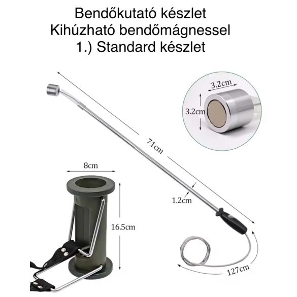 Bendőkutató mágnes, kihúzható bendőmágnes - szarvasmarha