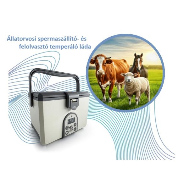 Sperma szállító- és felolvasztó láda