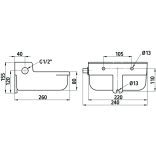 Szinttartós önitató – 2 liter, öntvény