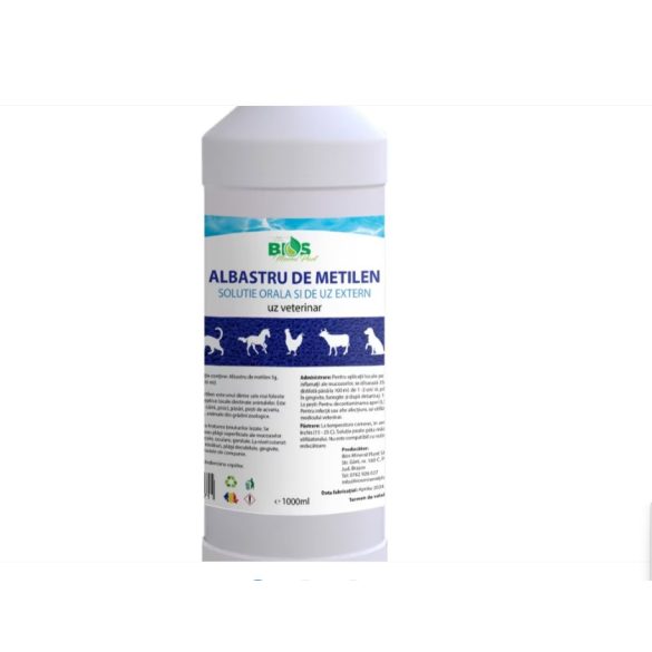 Metilénkék oldat 10 ml és 1 liter