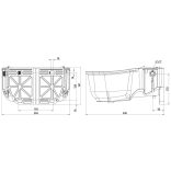 Prémium szinttartós műanyag önitató - 5 literes