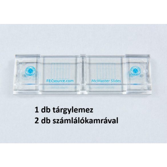 McMaster számlálókamra - tárgylemez peteszámláláshoz