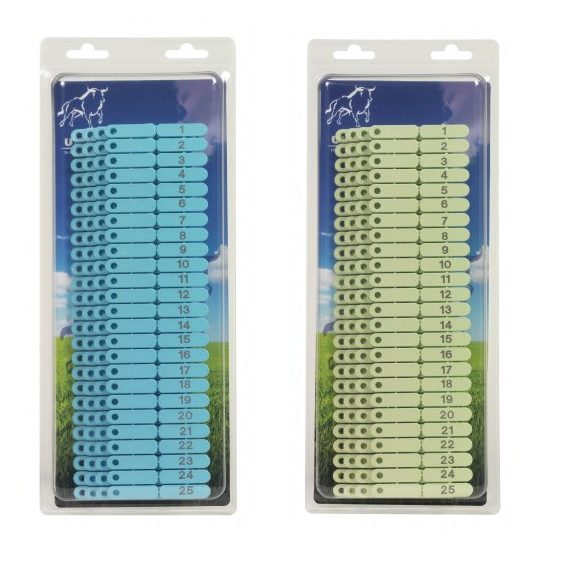 Bárány fülszám, krotália – 100 db TÖBB SZÍN