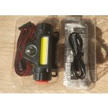 Fejlámpa LED – akkumulátoros – Állítható fénysugár