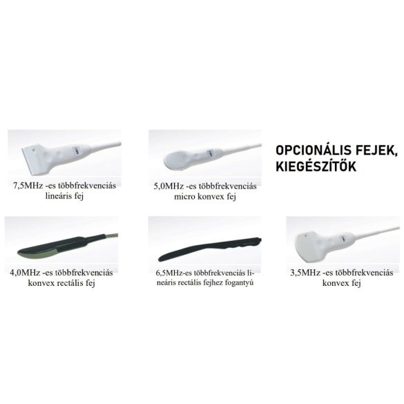 Állatorvosi mobil ultrahang készlet vizsgálófejjel, 2 db akkumulátorral