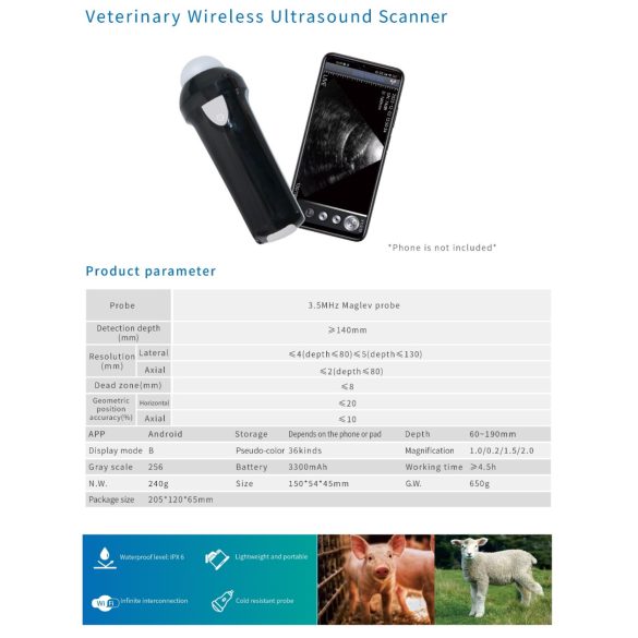 Vezeték nélküli, Wifi-s ultrahang készülék