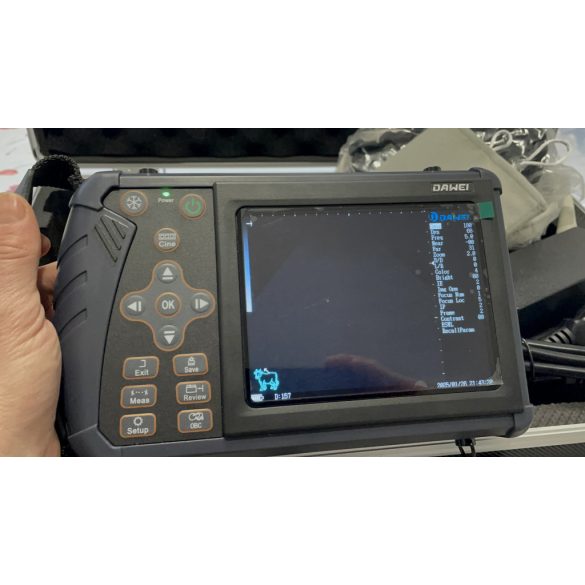 DAWEI állatorvosi hordozható ultrahang készlet 1 db vizsgálófejjel