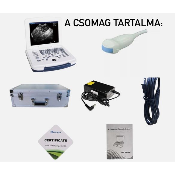HORDOZHATÓ Állatorvosi ultrahang készülék - választható vizsgálófejjel