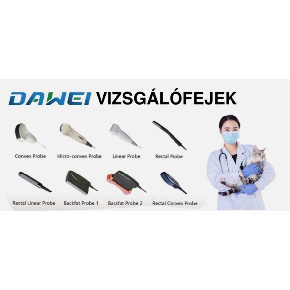 HORDOZHATÓ Állatorvosi ultrahang készülék - választható vizsgálófejjel