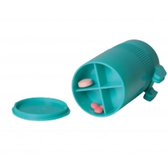 Gyógyszer, tabletta felező, porító és tároló - zöld