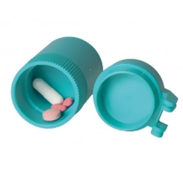 Gyógyszer, tabletta felező, porító és tároló - zöld