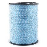 SKYFALL 1000 villanypásztor vezeték, 1000m, 4mm, 0,15ohm/m, 200 kg, kék-fehér