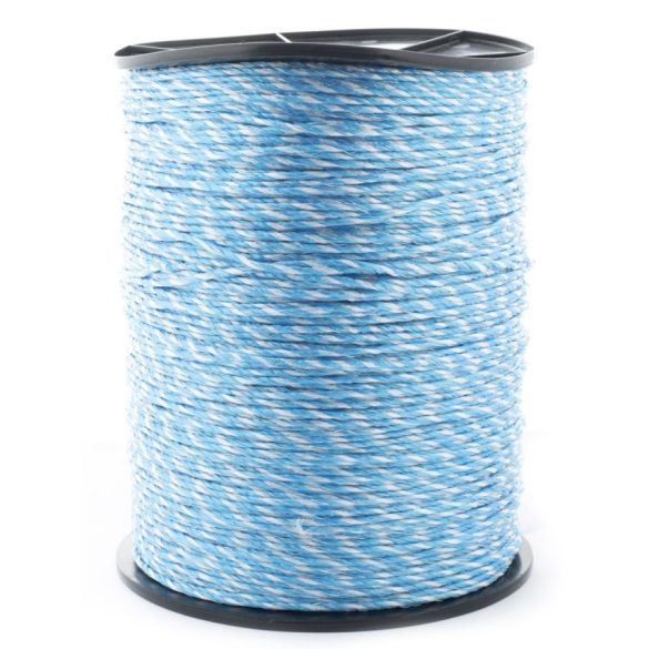 SKYFALL 1000 villanypásztor vezeték, 1000m, 4mm, 0,15ohm/m, 200 kg, kék-fehér