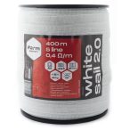   WHITE SAIL 2.0 villanypásztor szalag, 400 m, 20mm, 0,4ohm/m, 80 kg, fehér