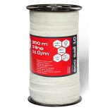 ECO SAIL 10 villanypásztor szalag, fehér, 11 Ω/m, 60kg, 200m, 10mm